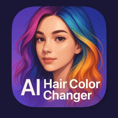 AI Hair Color Changer - Artificial Intelligence Launched logo