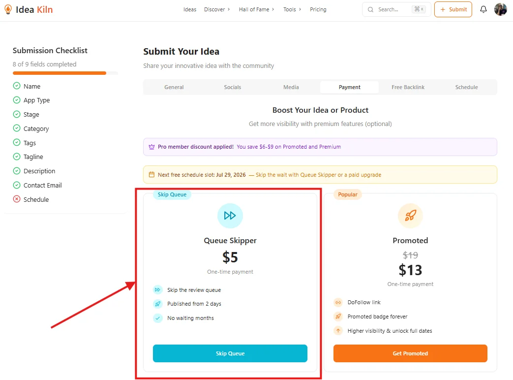 Queue Skipper & Free DoFollow Backlinks